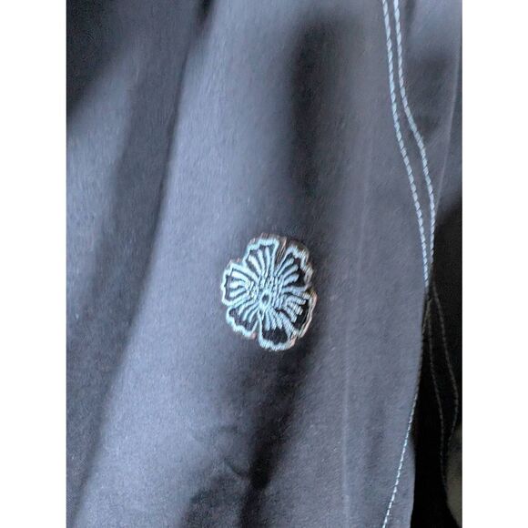 Green Tea Navy Blue Full-zip Hooded Windbreaker and Jogger Set Women's Size XL - Picture 5 of 11